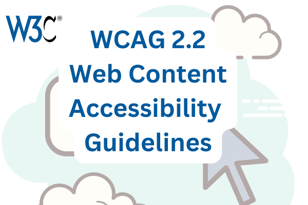 WCAG 2.2 Web Content Accessibility Guidelines, W3C Logo